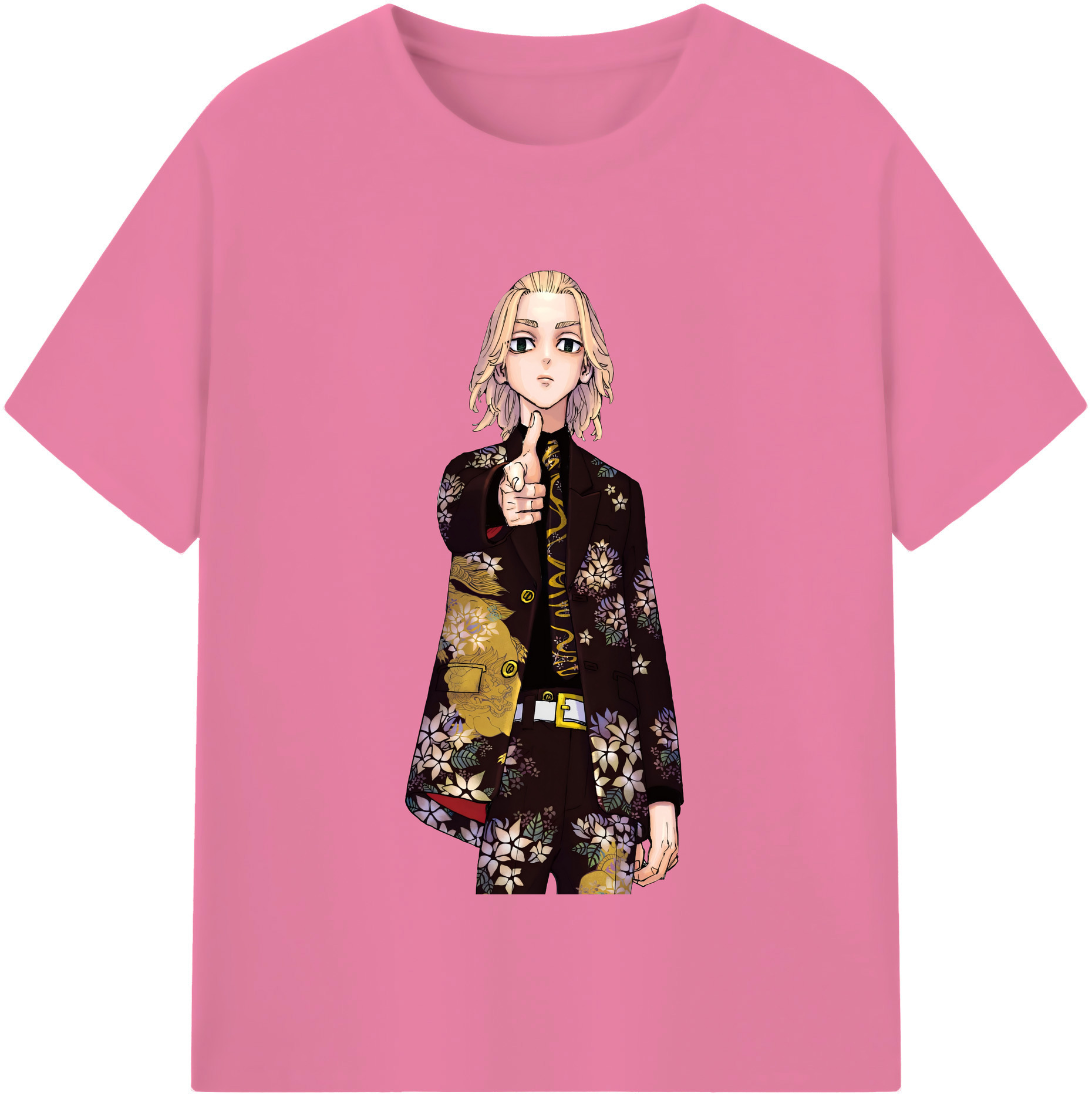 （画像用） 東京リベンジャーズ Tokyo Revengers 綿100％半袖Tシャツ（フロントプリント）